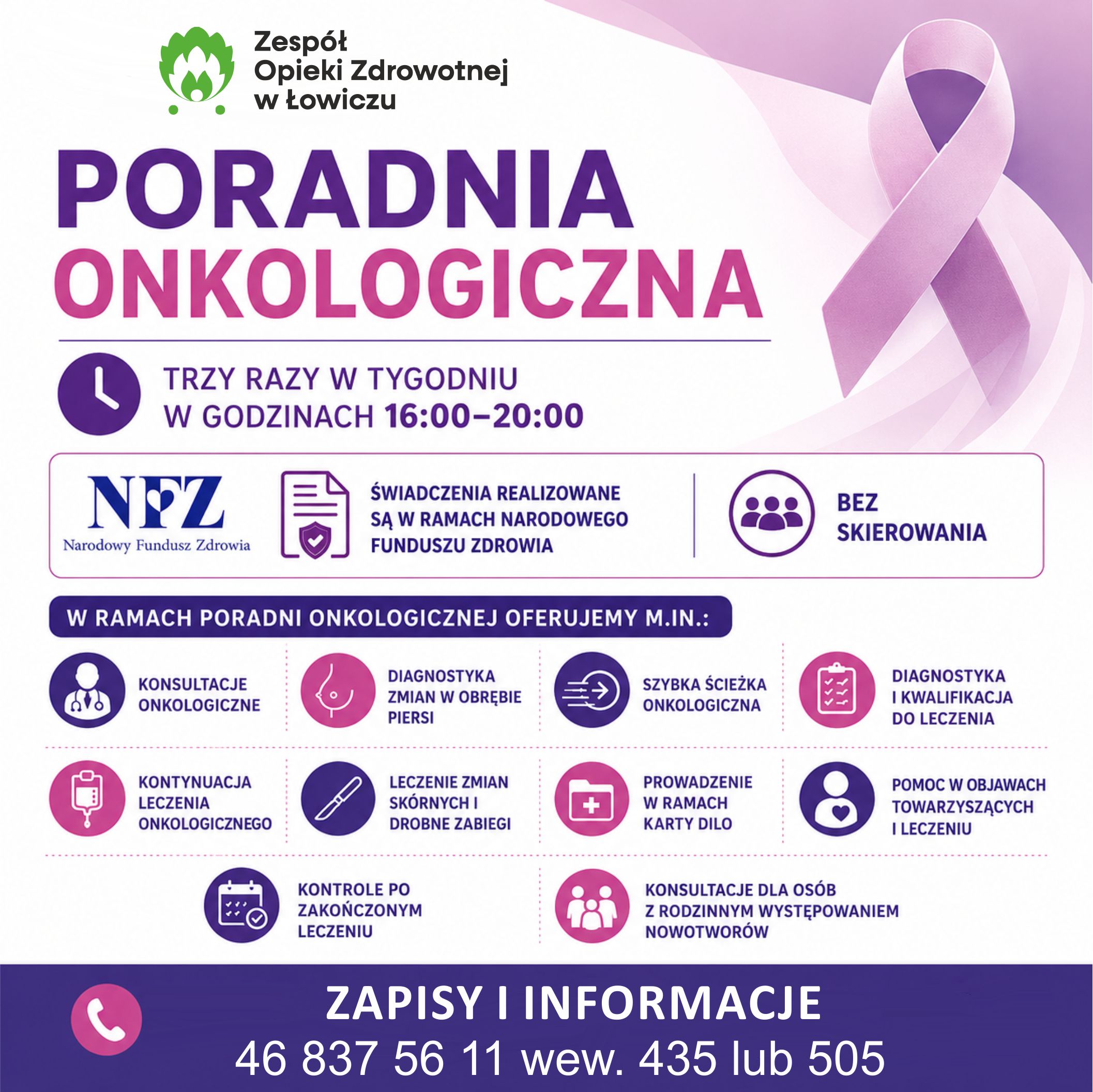 Grafika Poradnia Onkologiczna