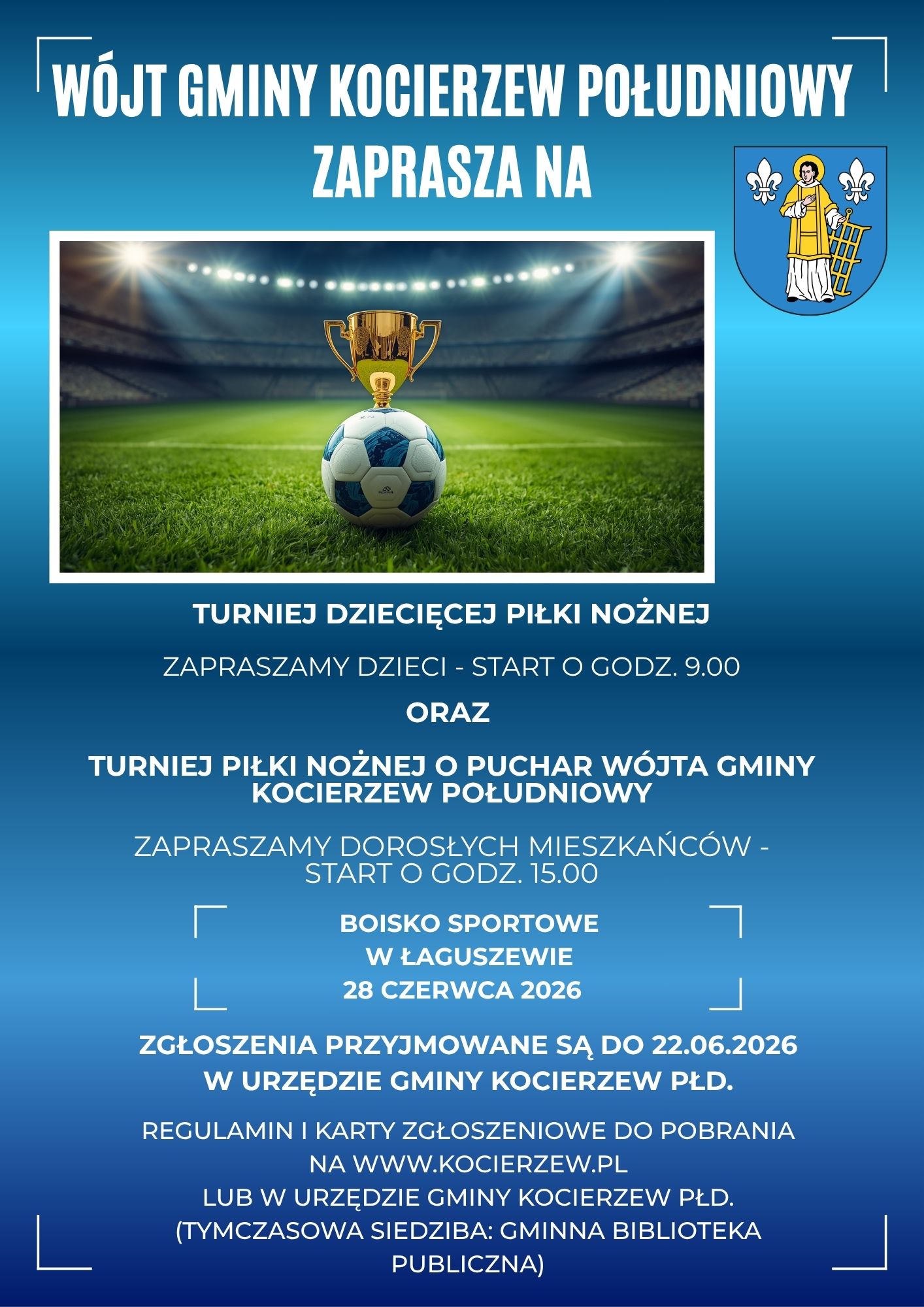 Plakat tutniej piłki
