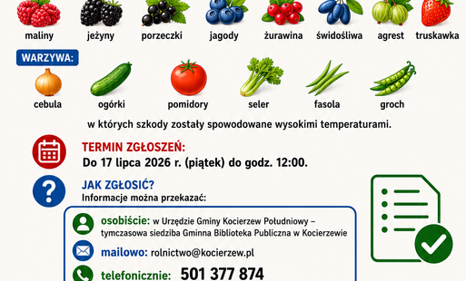 Zdjęcie do Straty w uprawach spowodowane wysokimi temperaturami