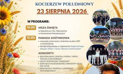 GMINNE DOŻYNKI PLAKAT