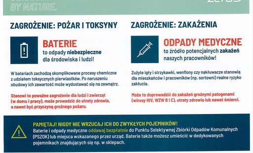 Zdjęcie do Baterie i odpady medyczne &ndash; nie wrzucaj ich do zwykłych pojemnik&oacute;w!